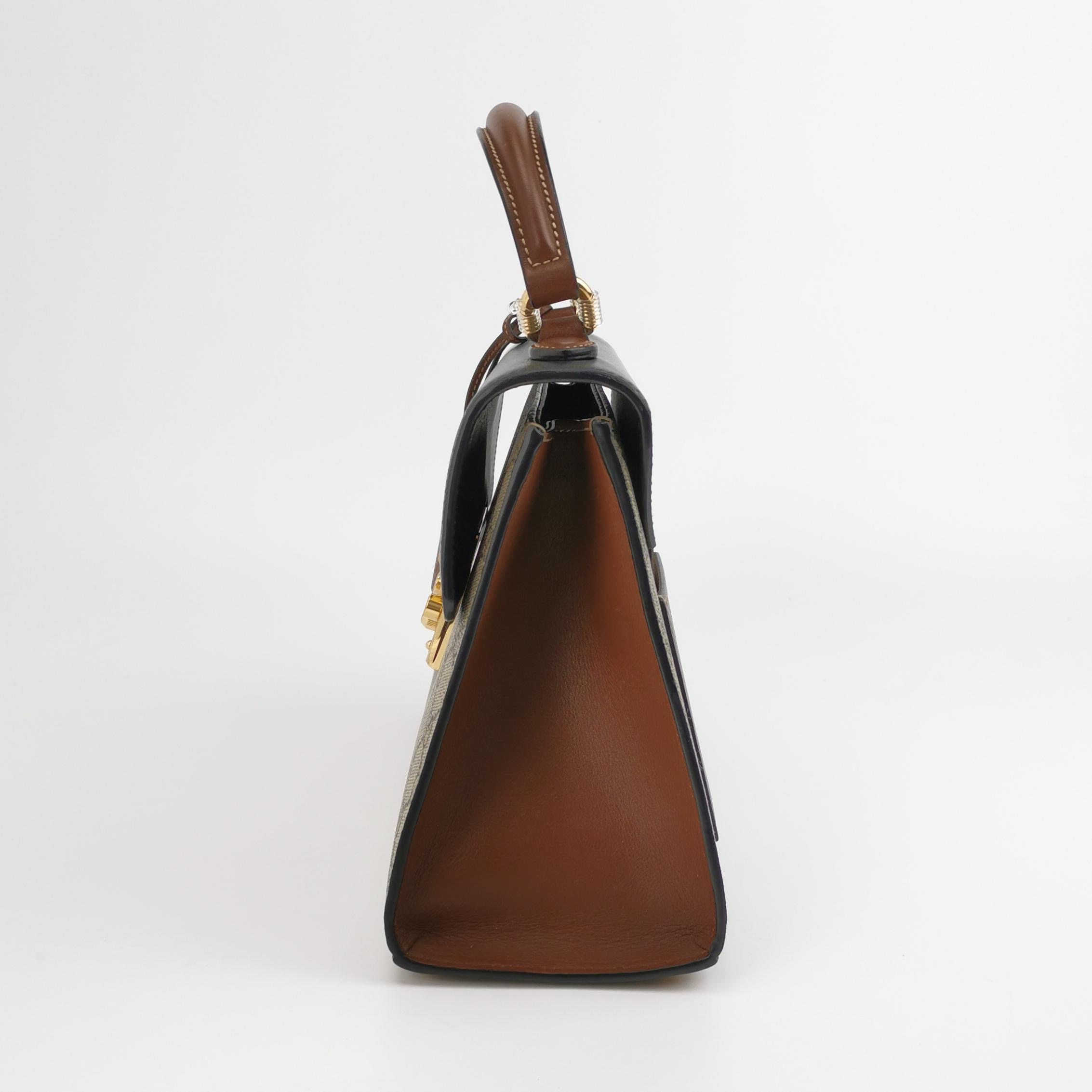 Gucci Padlock Top Handle Bag GG Coated Canvas and Leather Small — photo 4 of 15