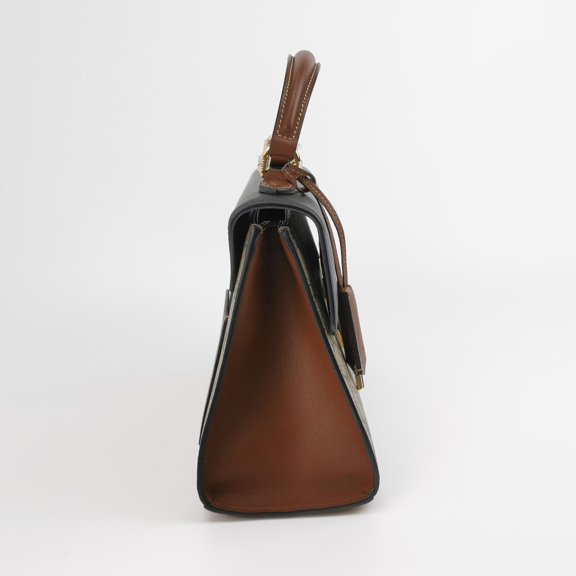 Gucci Padlock Top Handle Bag GG Coated Canvas and Leather Small — photo 5 of 15