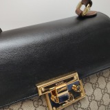 Gucci Padlock Top Handle Bag GG Coated Canvas and Leather Small — thumbnail 8
