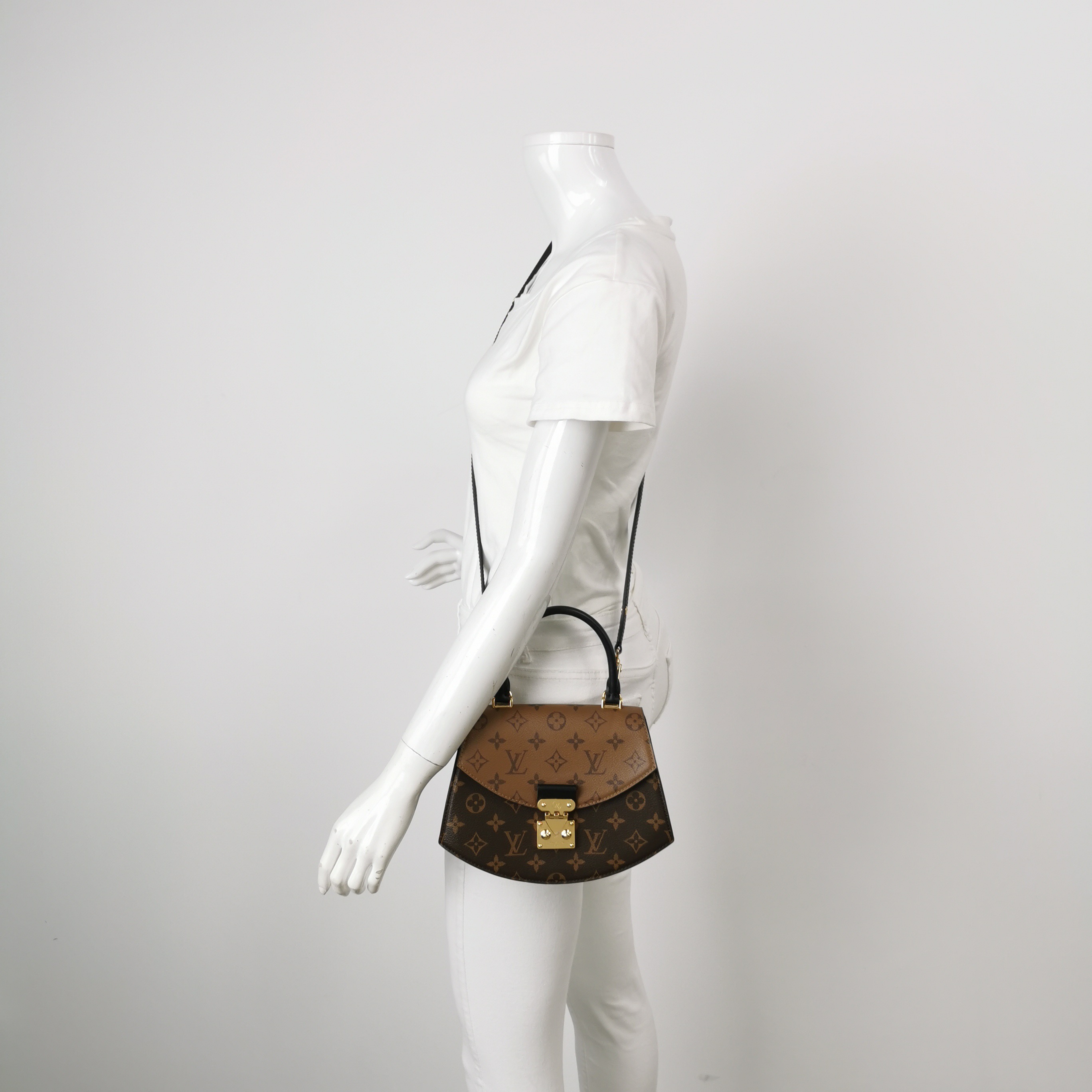Louis Vuitton(LV) Tilsitt Top Handle Bag Reverse Monogram Canvas — alternate view