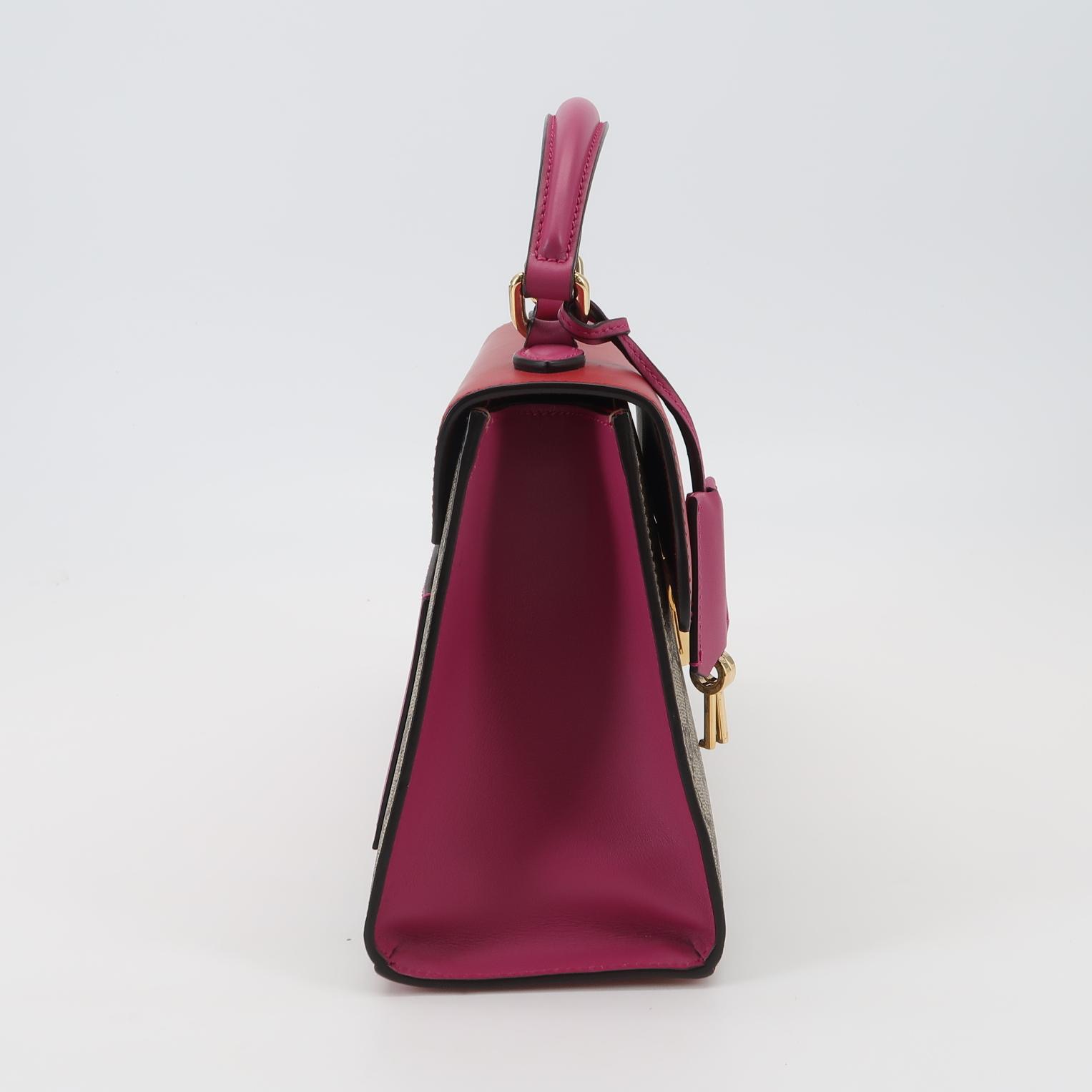 Gucci Padlock Top Handle Bag GG Coated Canvas and Leather Small — photo 4 of 16