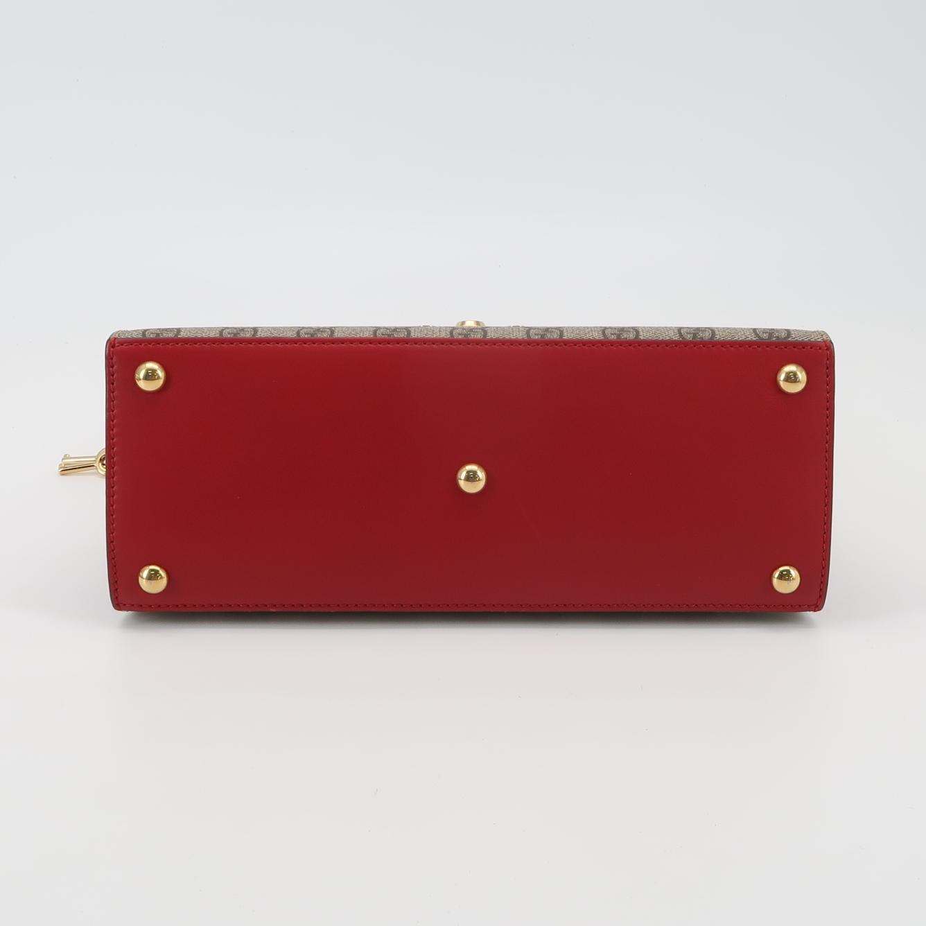 Gucci Padlock Top Handle Bag GG Coated Canvas and Leather Small — photo 6 of 16