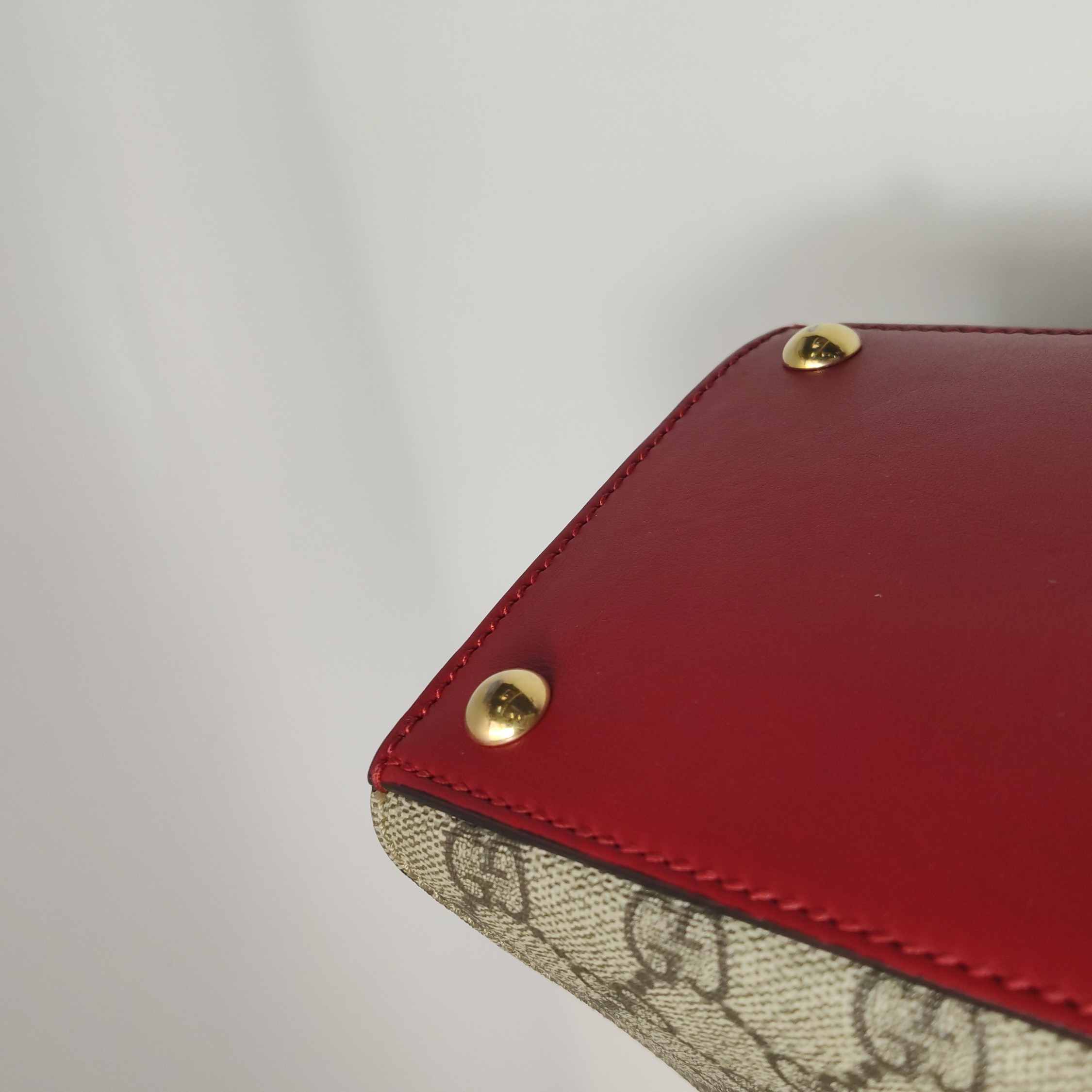 Gucci Padlock Top Handle Bag GG Coated Canvas and Leather Small — photo 11 of 16
