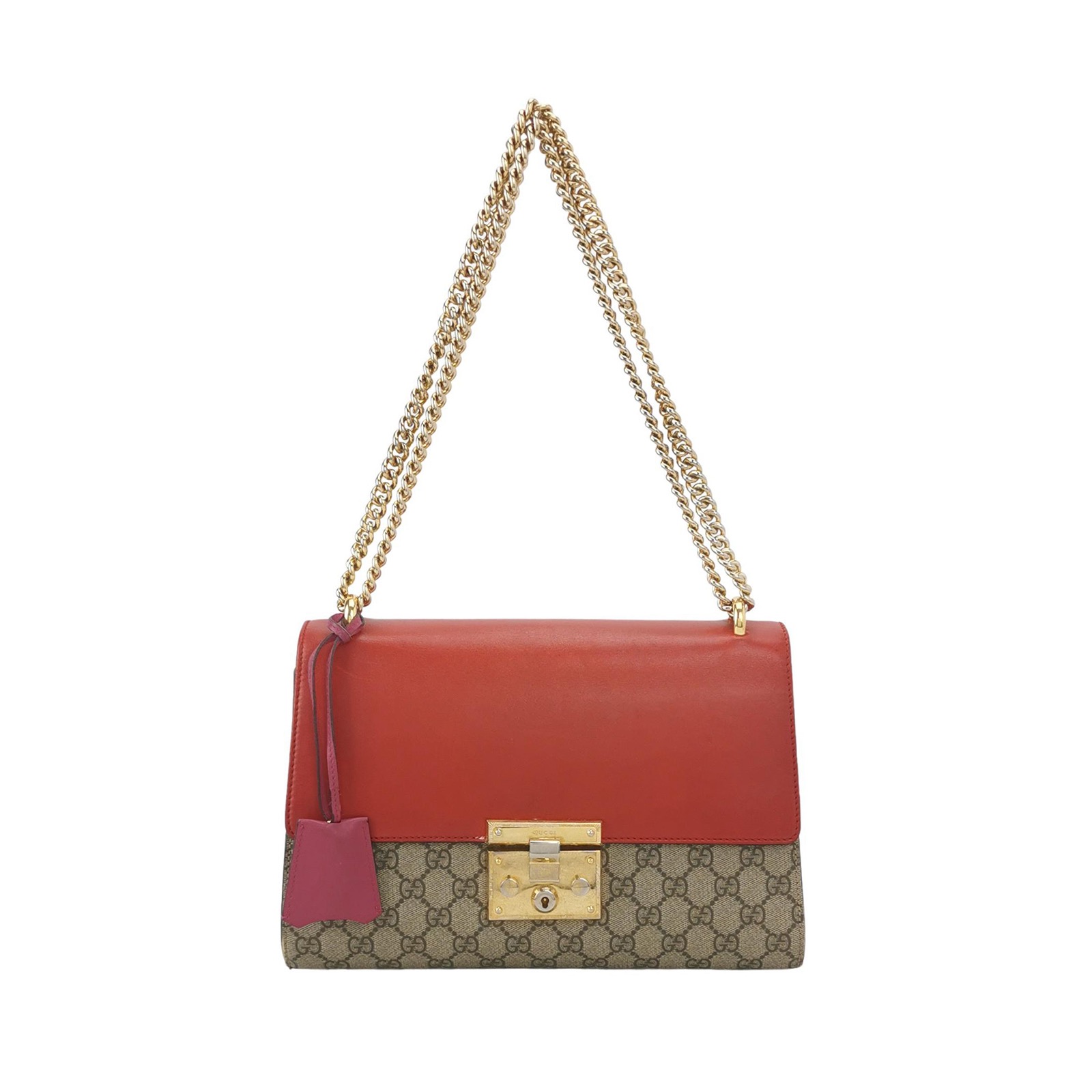Gucci Padlock Shoulder Bag GG Coated Canvas and Leather Medium — photo 1 of 13