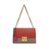 Gucci Padlock Shoulder Bag GG Coated Canvas and Leather Medium — thumbnail 1