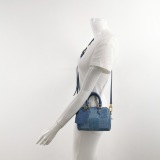 Louis Vuitton(LV) Speedy Bandouliere Bag 3D Damier Giant Denim 18 — thumbnail 2