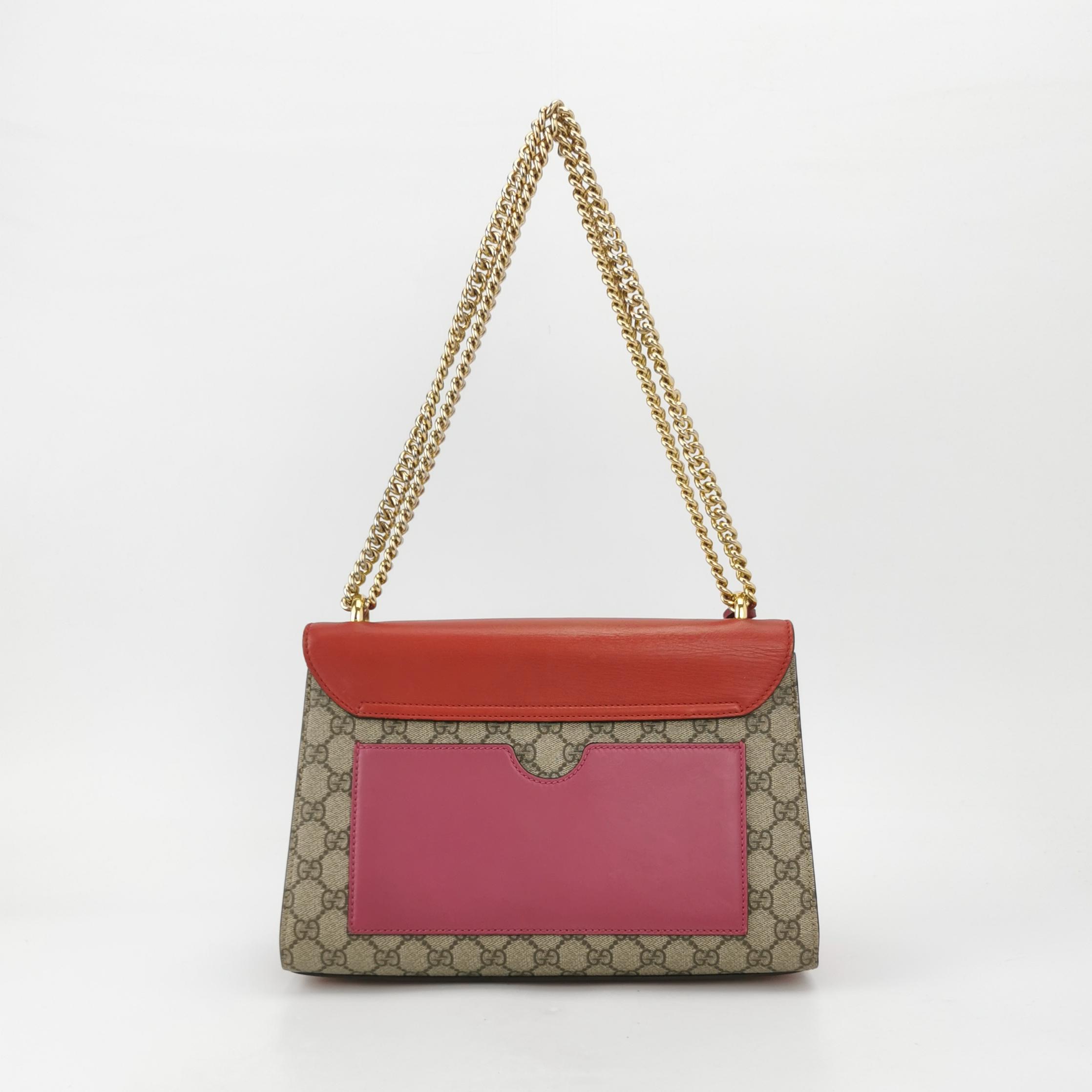 Gucci Padlock Shoulder Bag GG Coated Canvas and Leather Medium — photo 3 of 13