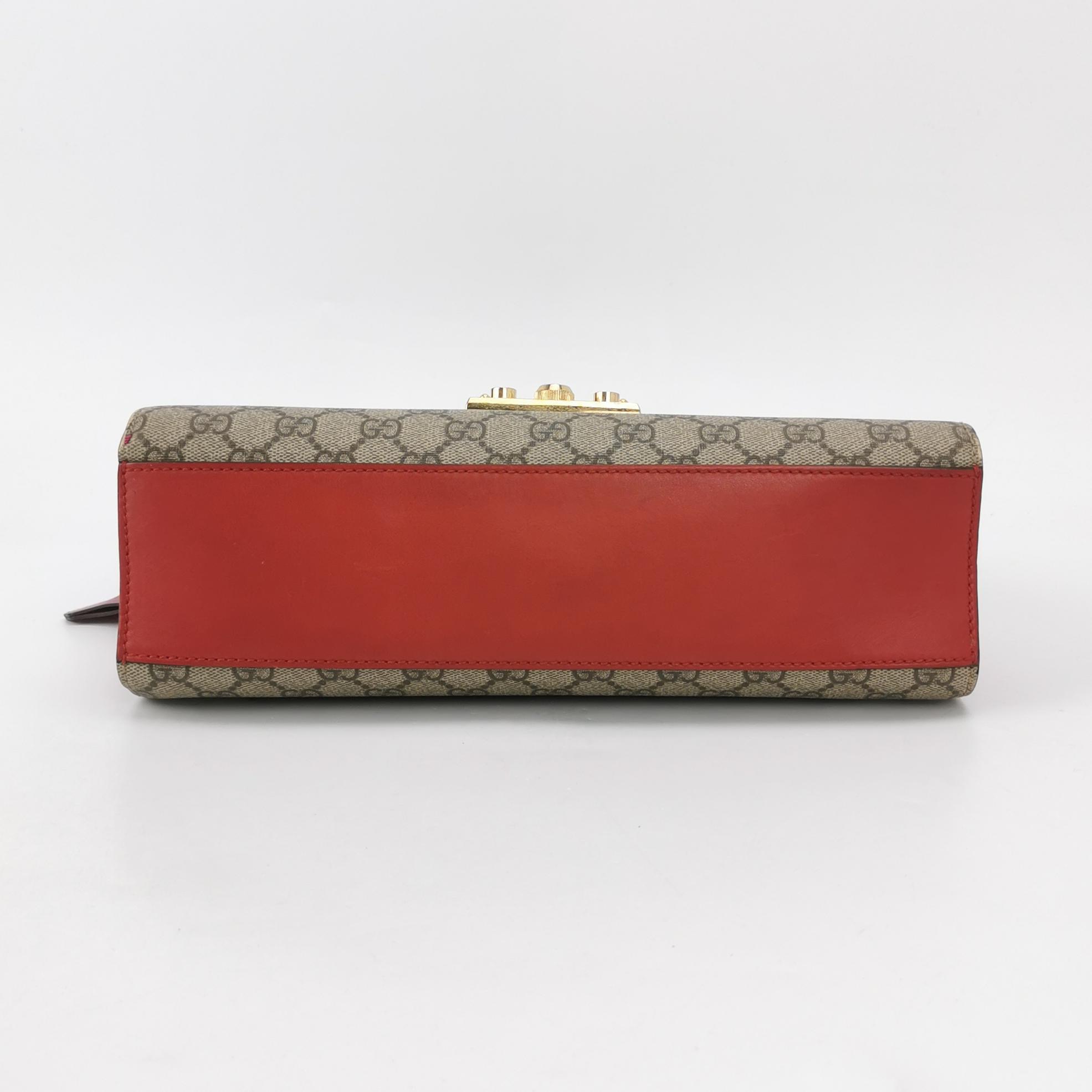 Gucci Padlock Shoulder Bag GG Coated Canvas and Leather Medium — photo 5 of 13