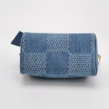 Louis Vuitton(LV) Speedy Bandouliere Bag 3D Damier Giant Denim 18 — thumbnail 6