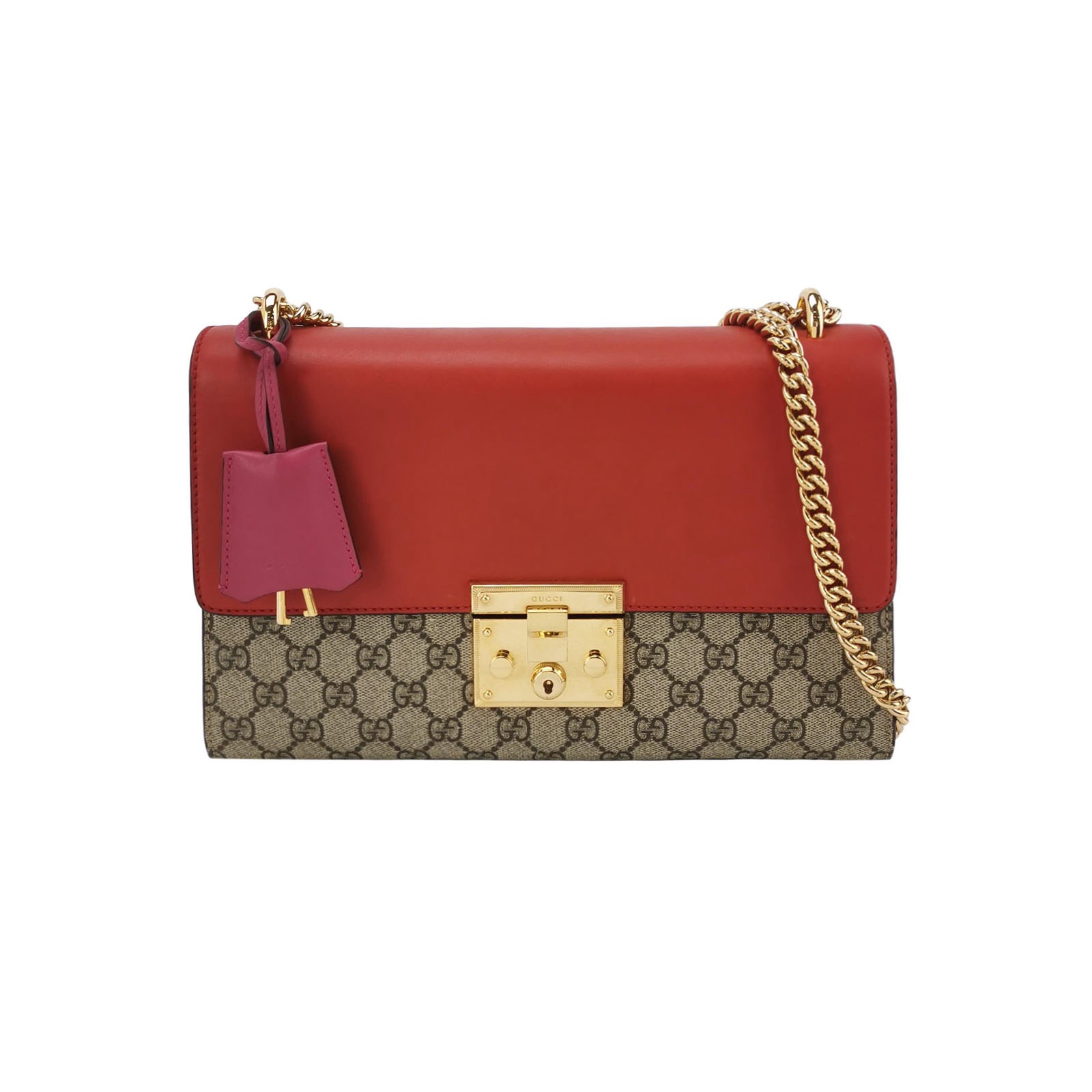 Gucci Padlock Shoulder Bag GG Coated Canvas and Leather Medium — photo 1 of 15