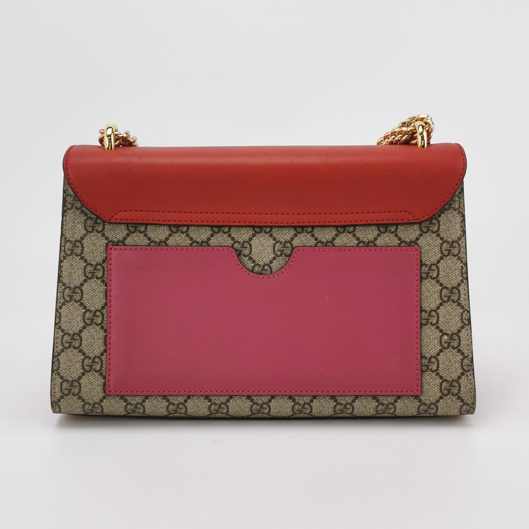 Gucci Padlock Shoulder Bag GG Coated Canvas and Leather Medium — photo 3 of 15