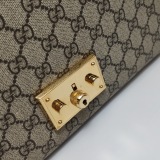 Gucci Padlock Shoulder Bag GG Coated Canvas and Leather Medium — thumbnail 9
