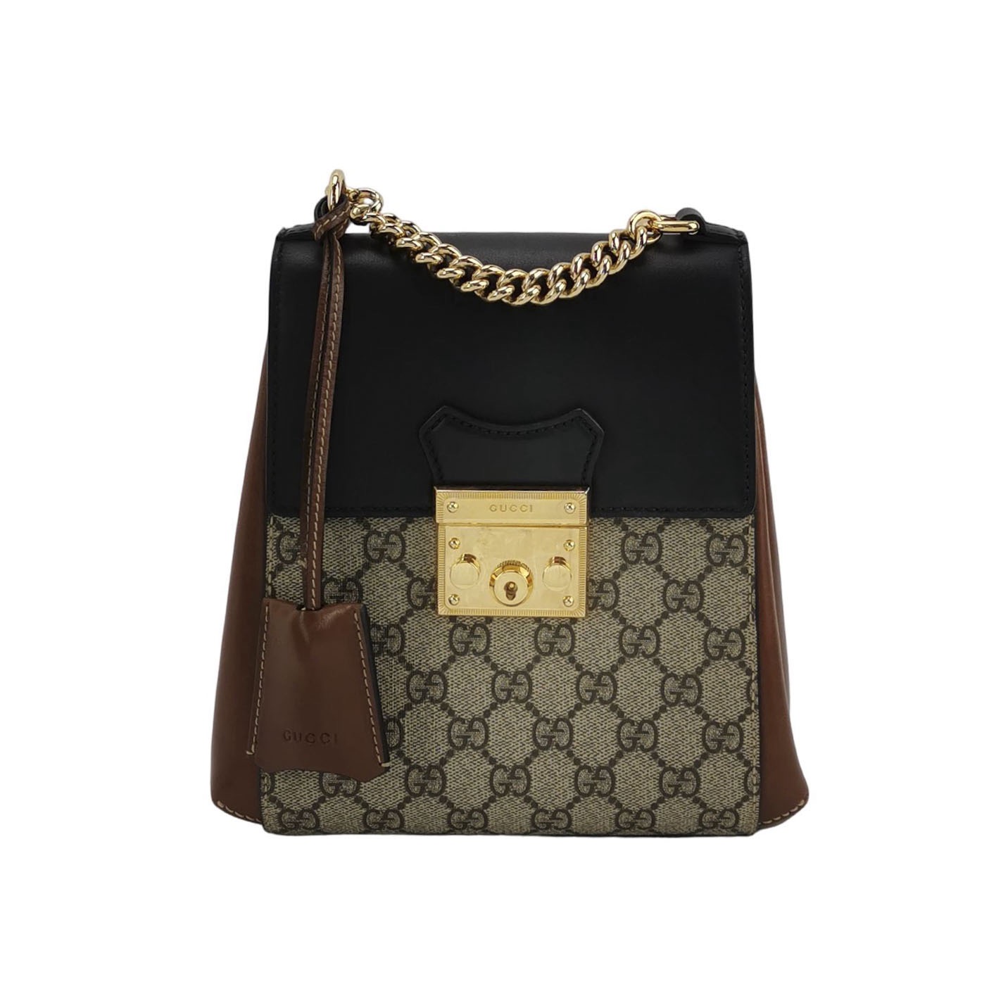 Gucci Padlock Backpack GG Coated Canvas and Leather Mini — photo 1 of 15