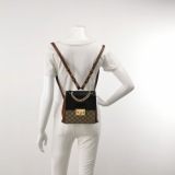 Gucci Padlock Backpack GG Coated Canvas and Leather Mini — thumbnail 2
