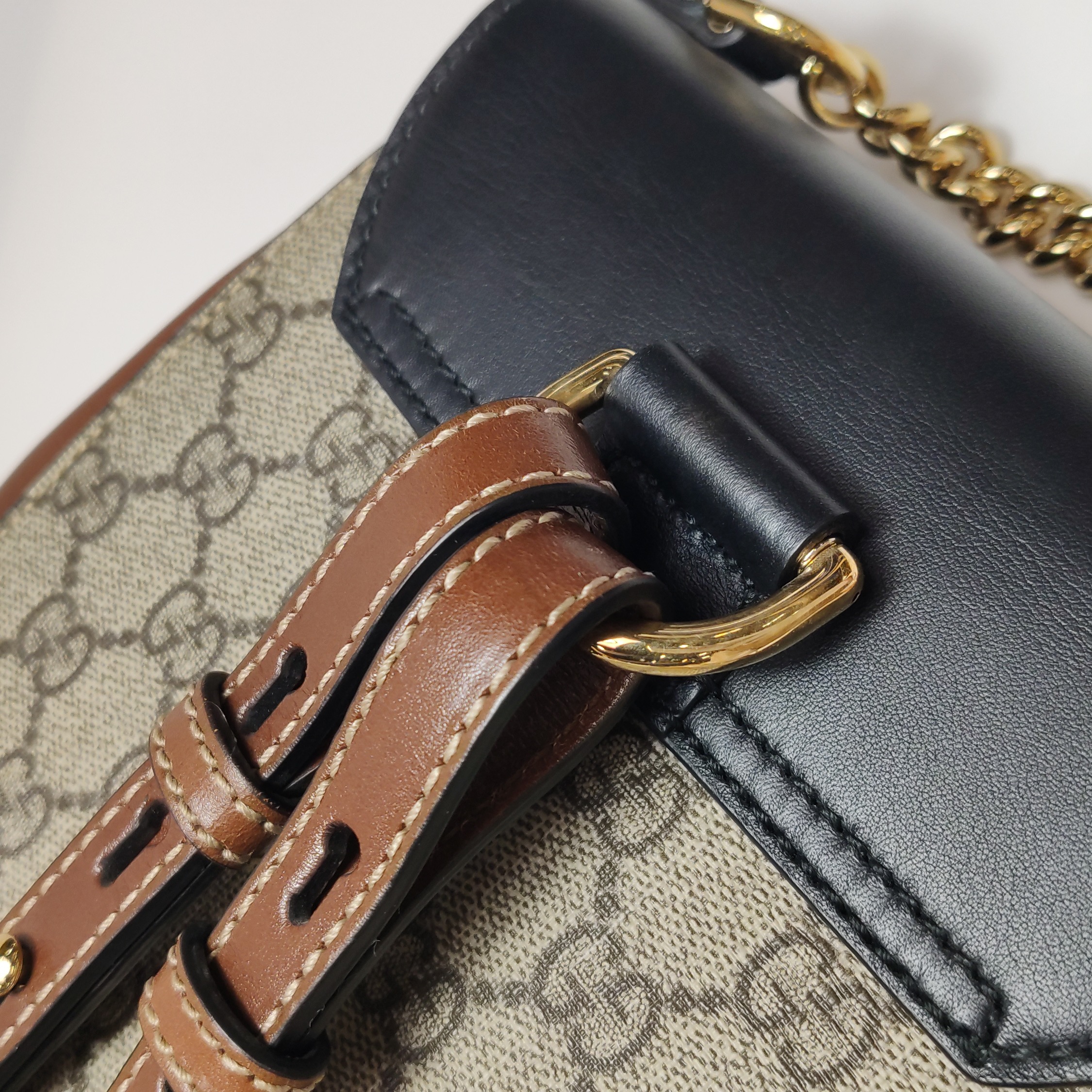 Gucci Padlock Backpack GG Coated Canvas and Leather Mini — photo 10 of 16