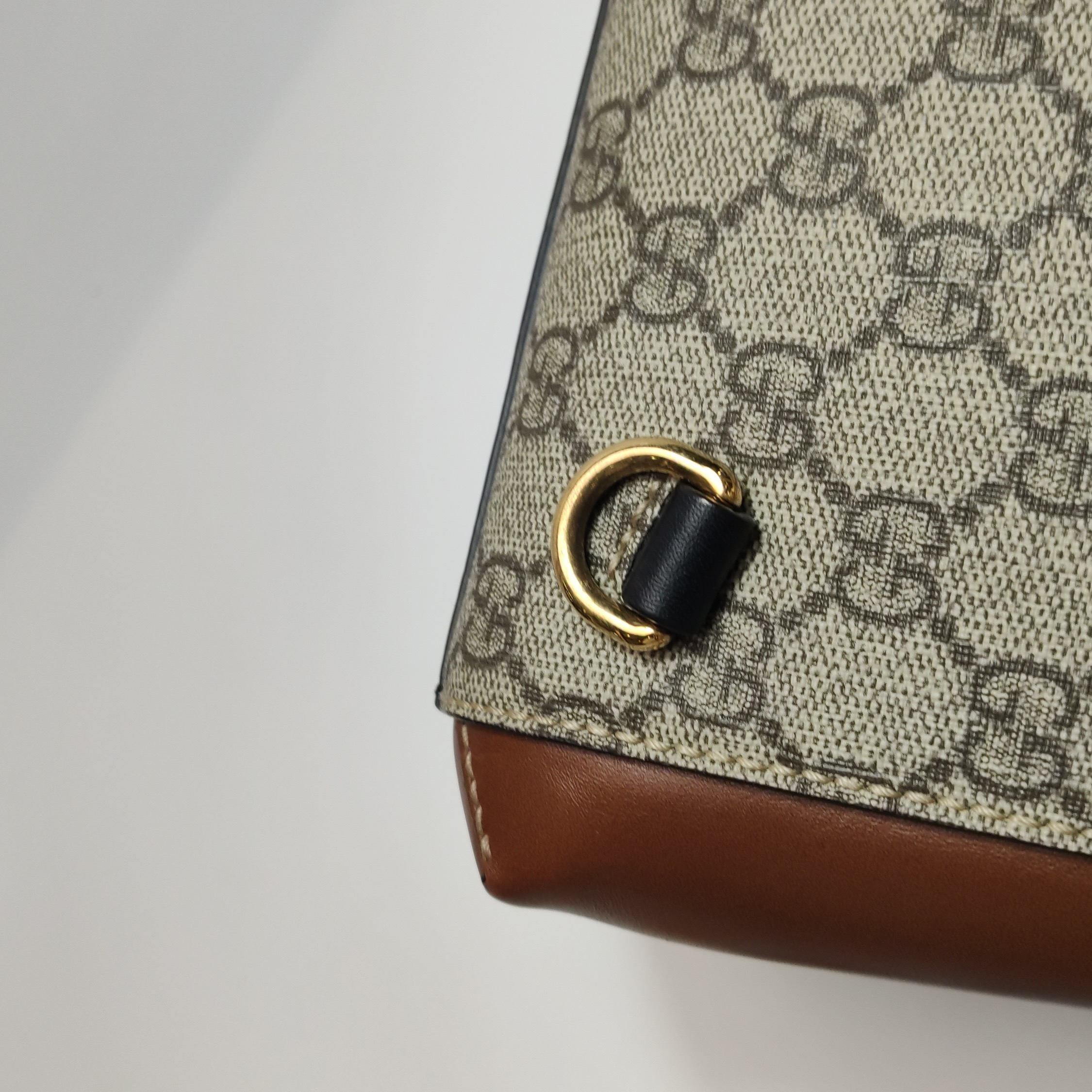 Gucci Padlock Backpack GG Coated Canvas and Leather Mini — photo 12 of 16