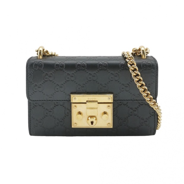 Gucci Padlock Shoulder Bag Guccissima Leather Small — pre-owned, Vierlot
