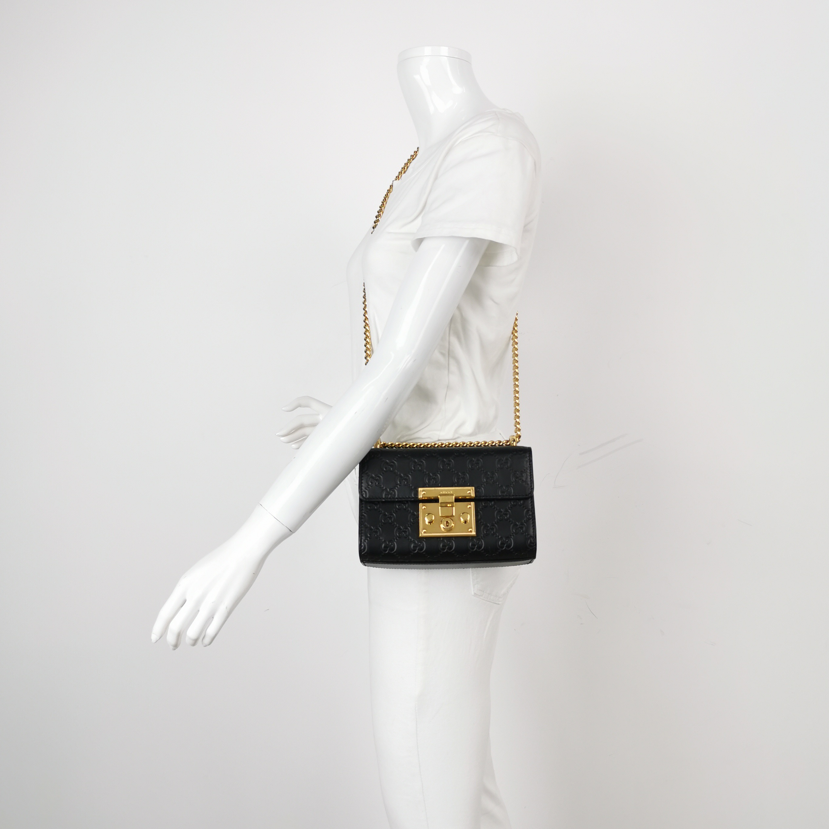 Gucci Padlock Shoulder Bag Guccissima Leather Small — alternate view