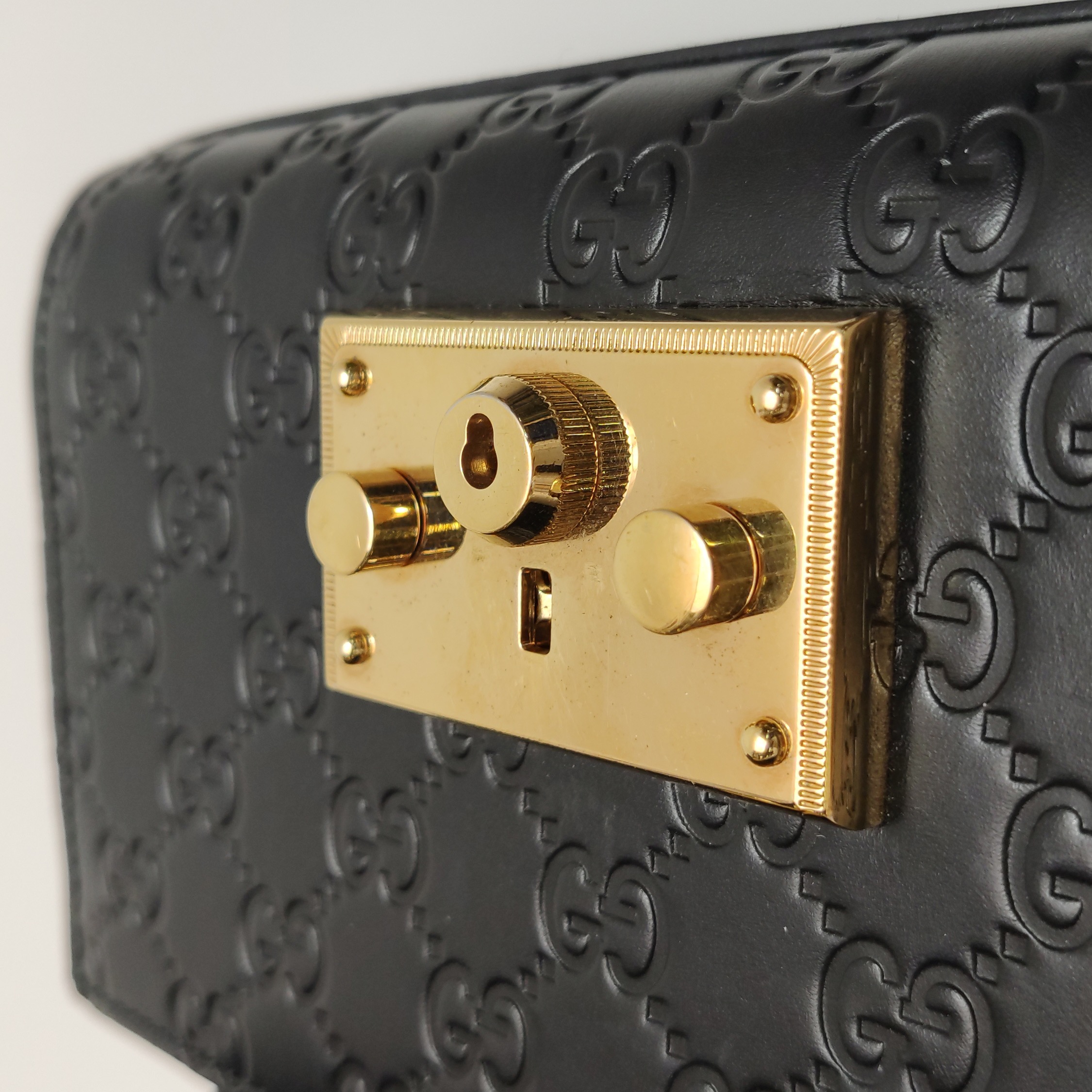 Gucci Padlock Shoulder Bag Guccissima Leather Small — photo 9 of 16