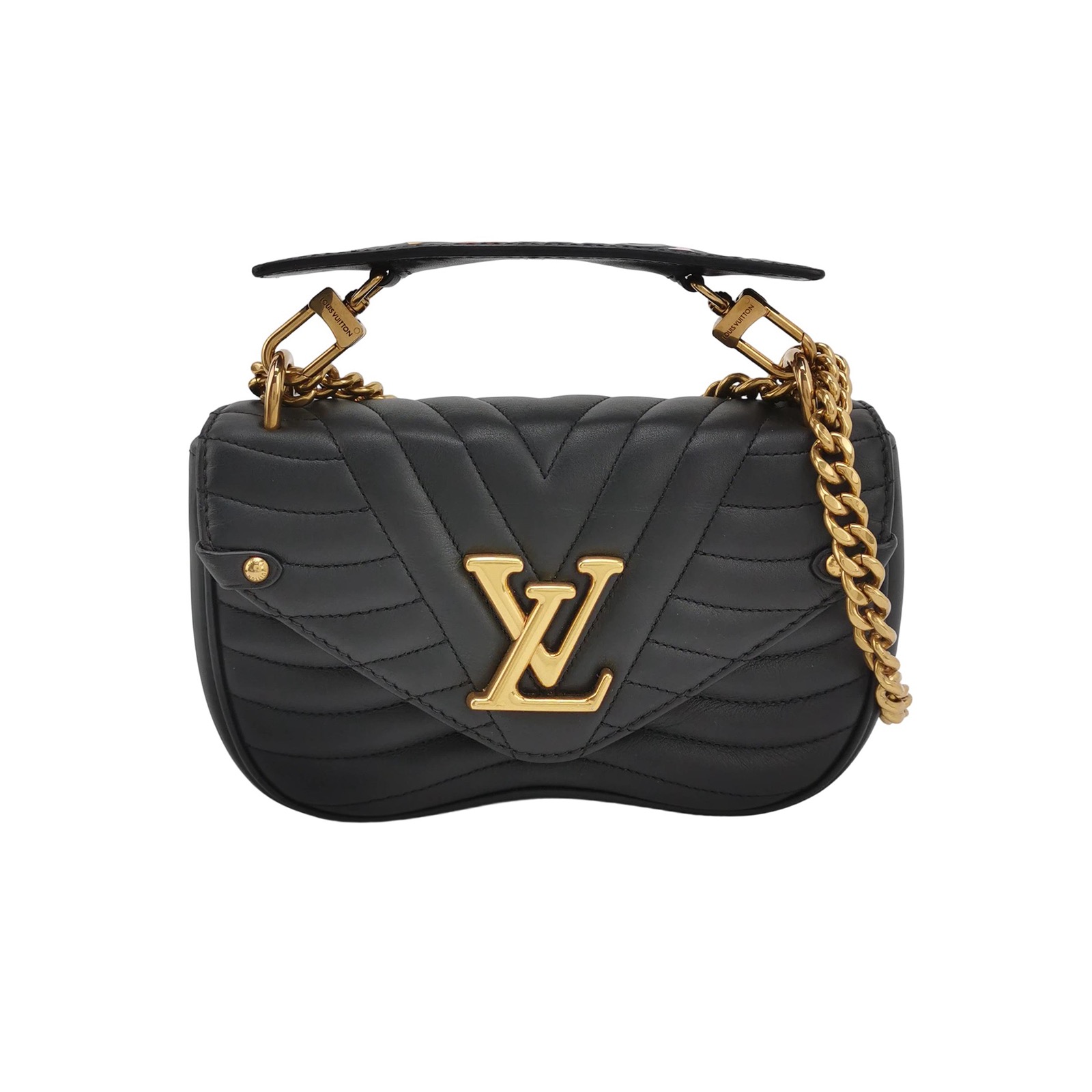 Louis Vuitton(LV) New Wave Chain Bag Quilted Leather PM — photo 1 of 19