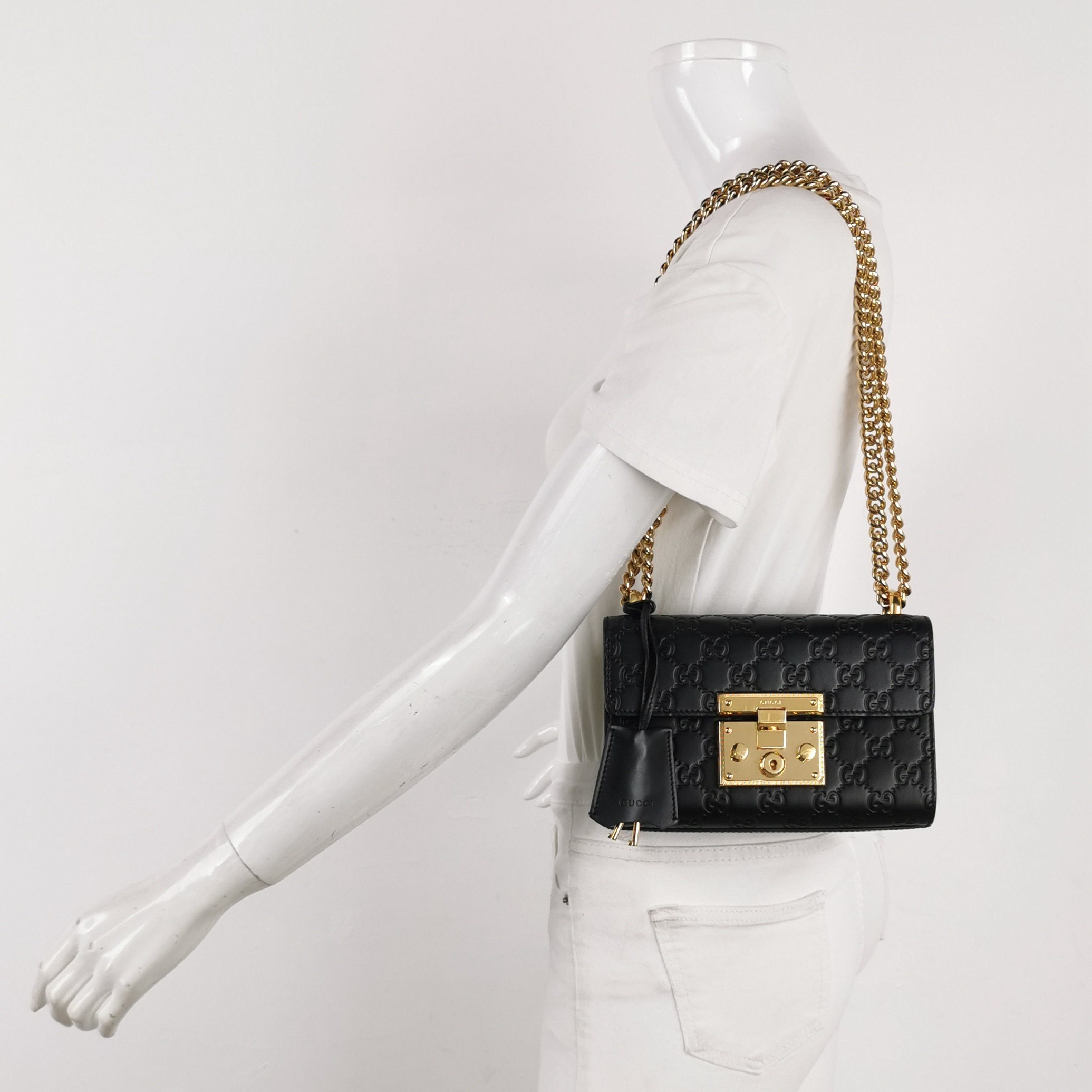 Gucci Padlock Shoulder Bag Guccissima Leather Small — alternate view