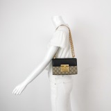 Gucci Padlock Shoulder Bag GG Coated Canvas and Leather Small — thumbnail 2