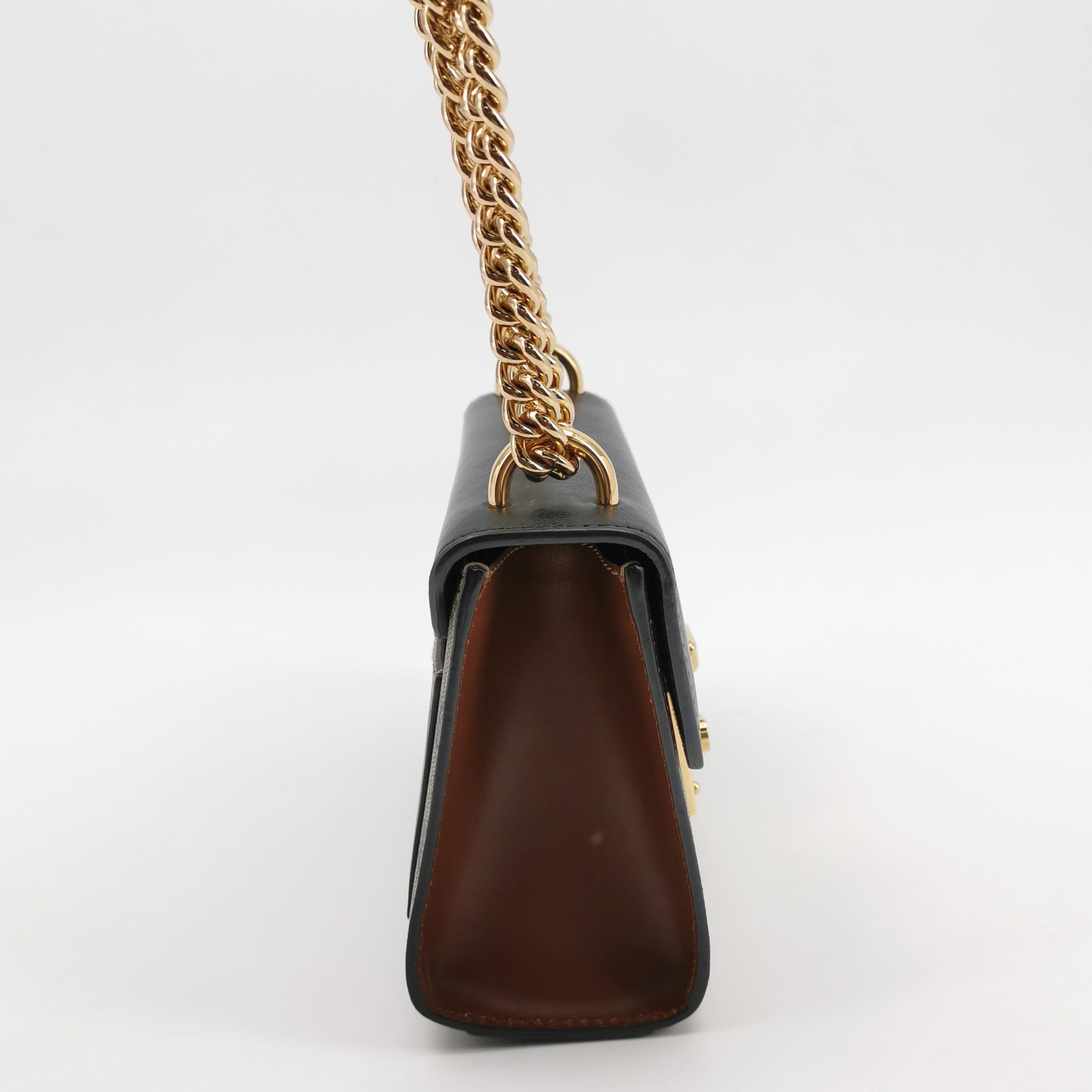 Gucci Padlock Shoulder Bag GG Coated Canvas and Leather Small — photo 5 of 15