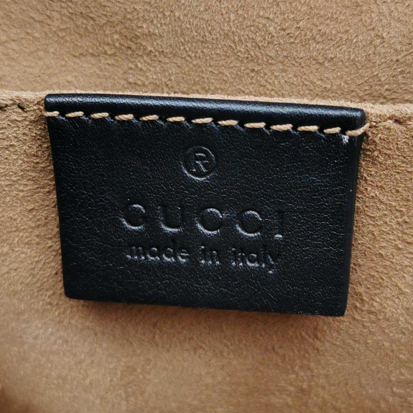 Gucci Padlock Shoulder Bag GG Coated Canvas and Leather Small — photo 8 of 15