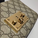 Gucci Padlock Shoulder Bag GG Coated Canvas and Leather Small — thumbnail 9