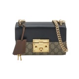 Gucci Padlock Shoulder Bag GG Coated Canvas and Leather Small — thumbnail 1