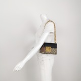 Gucci Padlock Shoulder Bag GG Coated Canvas and Leather Small — thumbnail 2