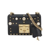 Gucci Padlock Shoulder Bag Embellished Leather Small — thumbnail 1