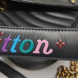 Louis Vuitton(LV) New Wave Chain Bag Quilted Leather MM — thumbnail 22