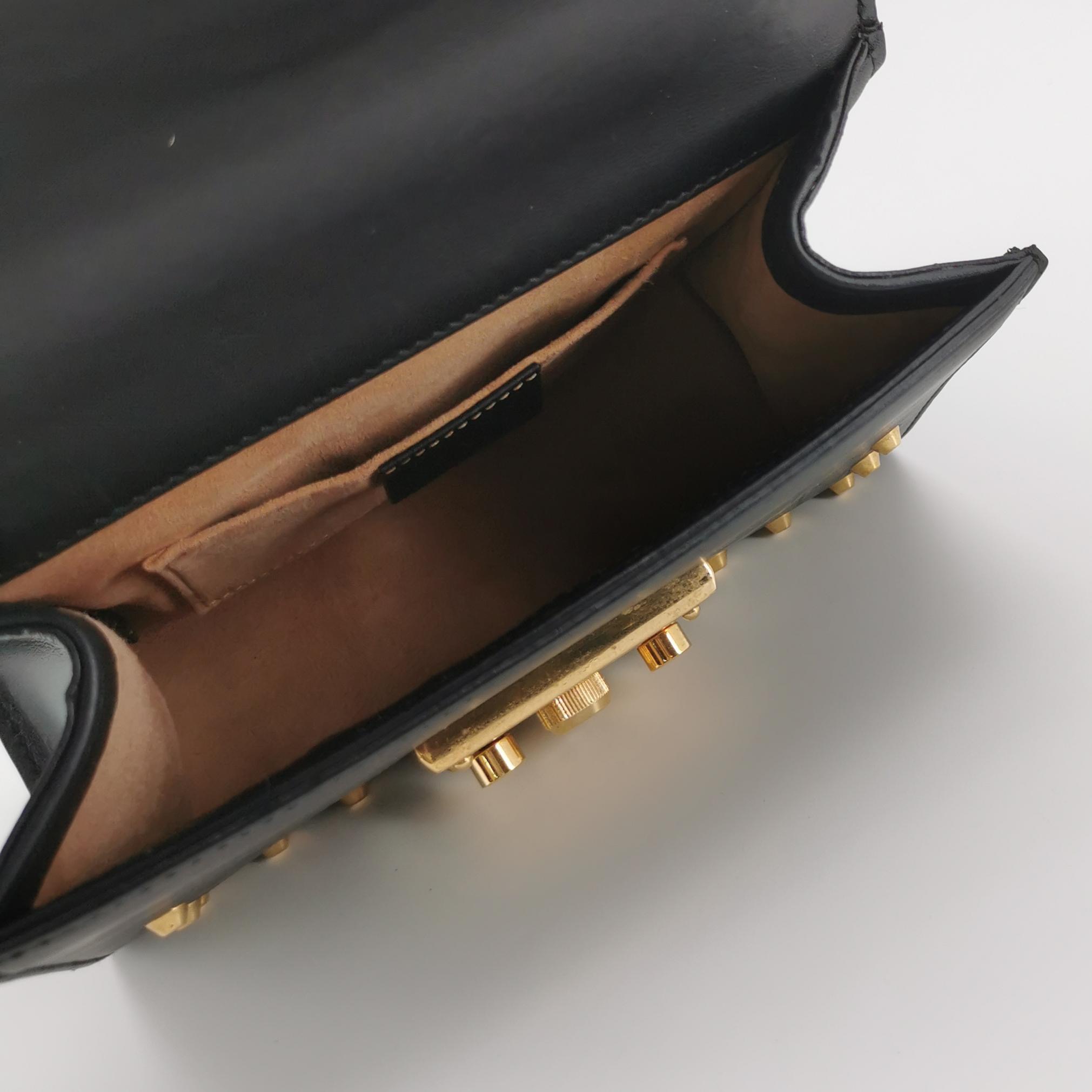 Gucci Padlock Shoulder Bag Embellished Leather Small — photo 7 of 15