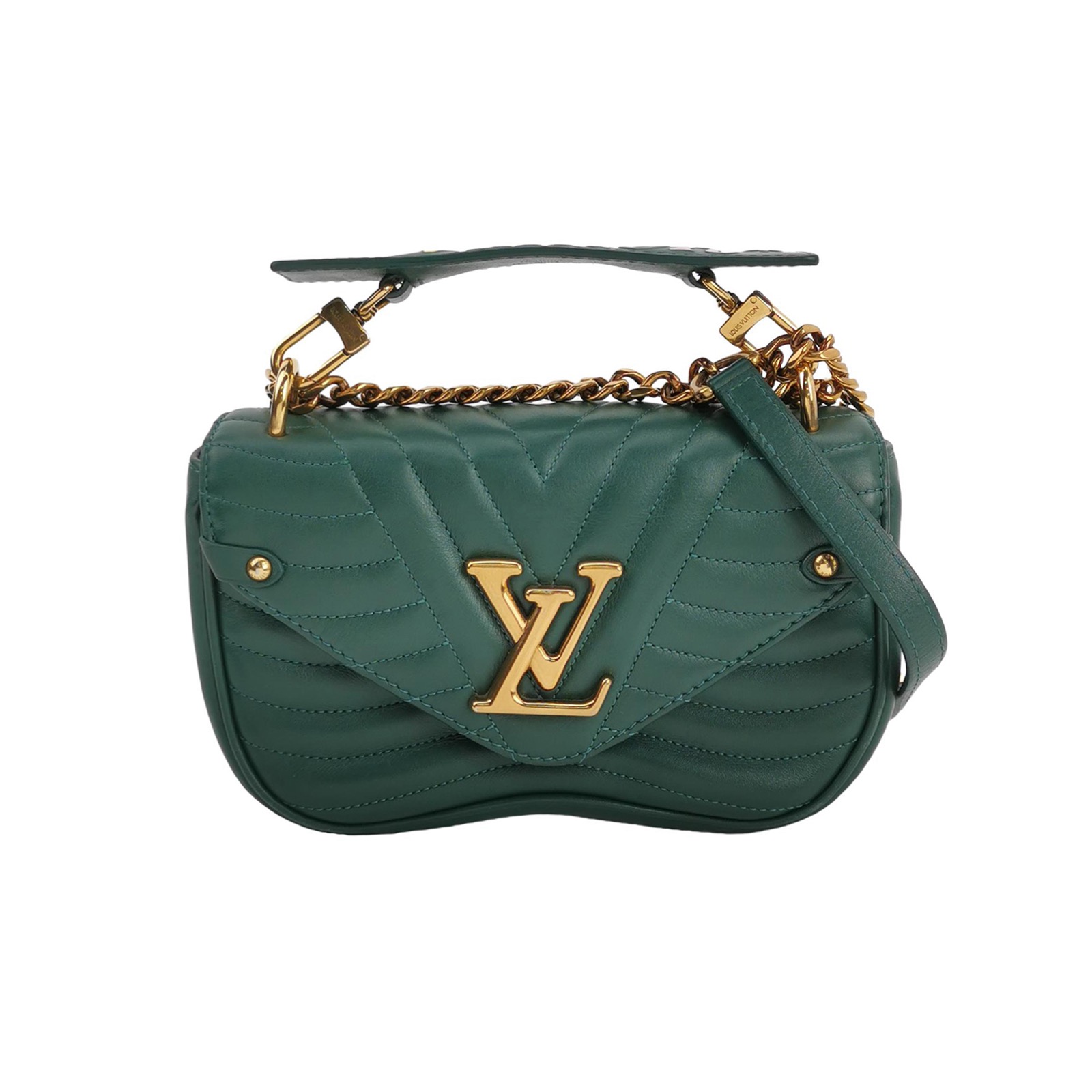 Louis Vuitton(LV) New Wave Chain Bag Quilted Leather PM — photo 1 of 24