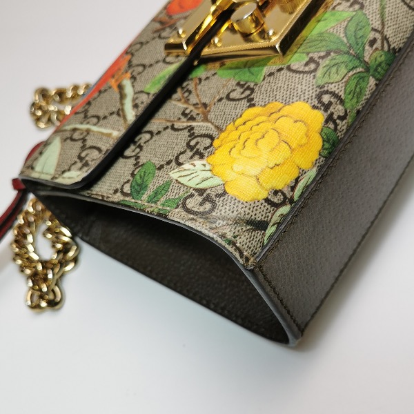 Gucci Padlock Shoulder Bag Tian Print GG Coated Canvas Small — photo 10 of 13
