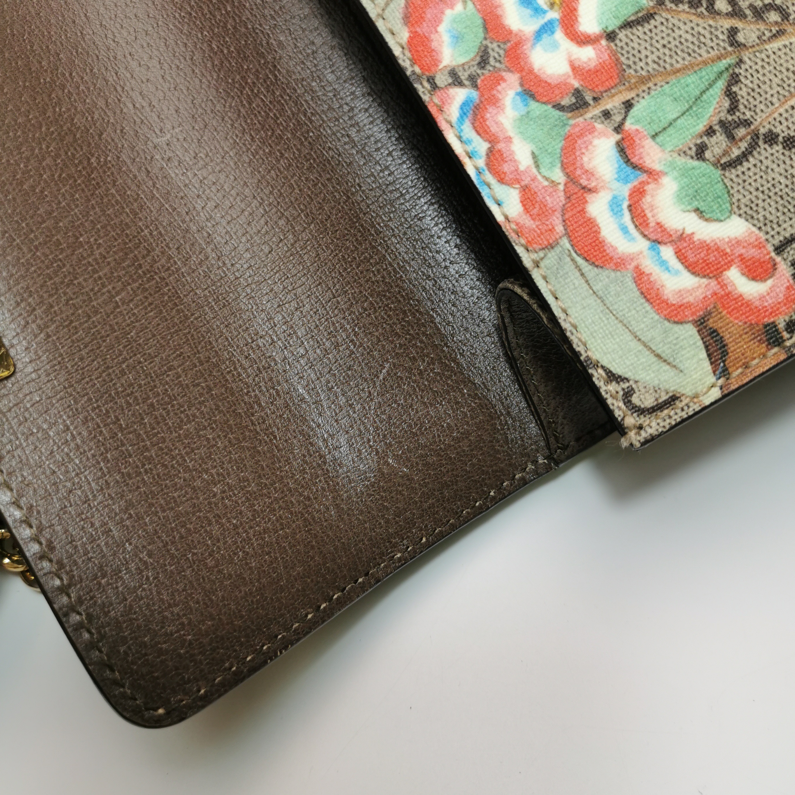 Gucci Padlock Shoulder Bag Tian Print GG Coated Canvas Small — photo 11 of 13