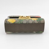 Gucci Padlock Shoulder Bag Tian Print GG Coated Canvas Small — thumbnail 5