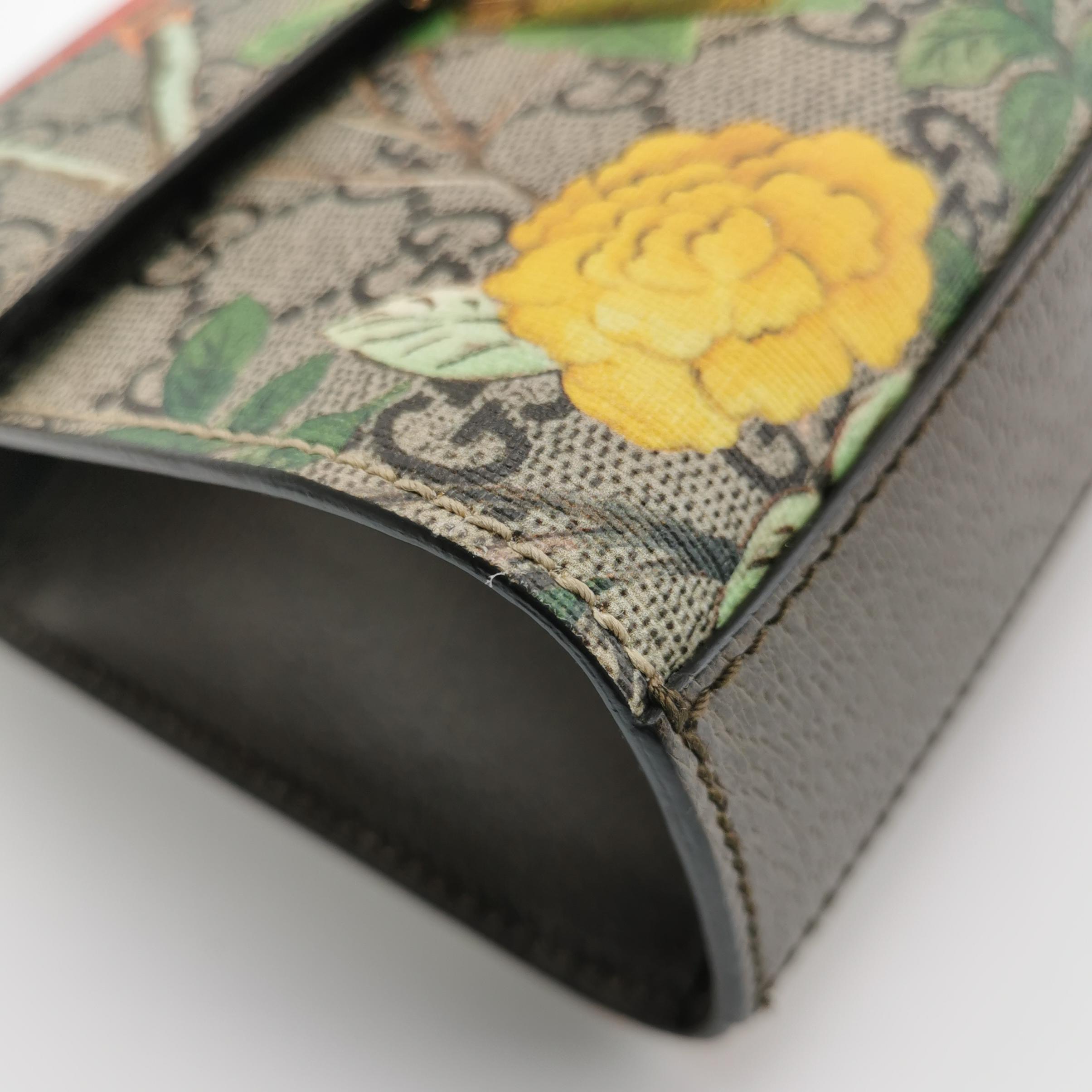 Gucci Padlock Shoulder Bag Tian Print GG Coated Canvas Small — photo 9 of 13
