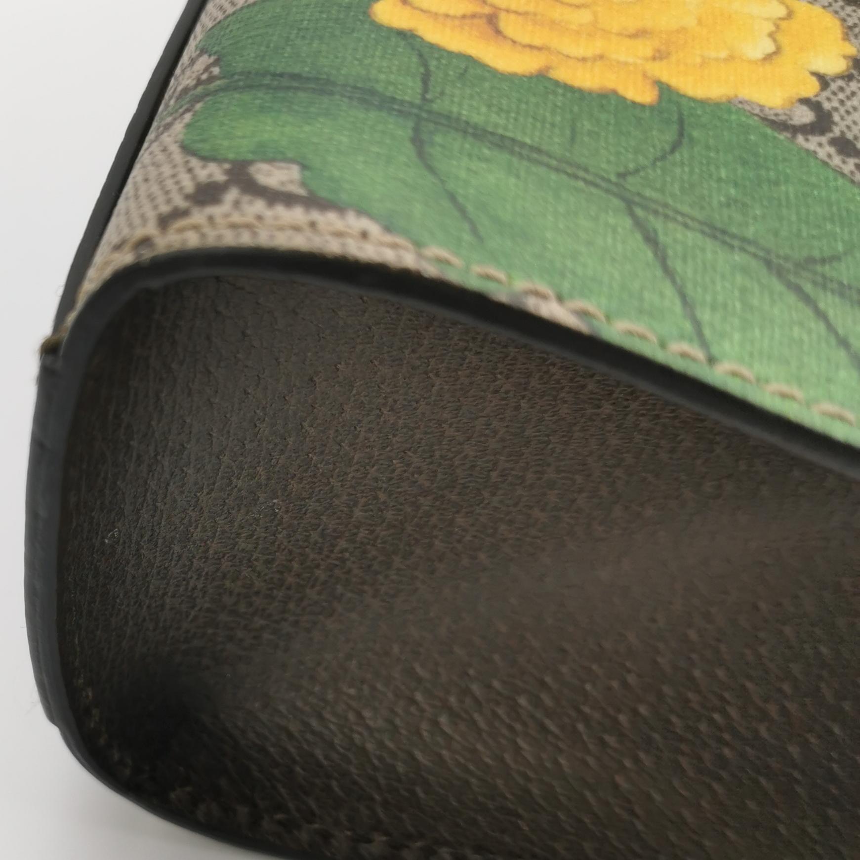 Gucci Padlock Shoulder Bag Tian Print GG Coated Canvas Small — photo 10 of 13