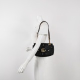 Gucci Pearly GG Marmont Flap Bag Embellished Matelasse Leather Small — thumbnail 2