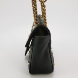 Gucci Pearly GG Marmont Flap Bag Embellished Matelasse Leather Small — thumbnail 4
