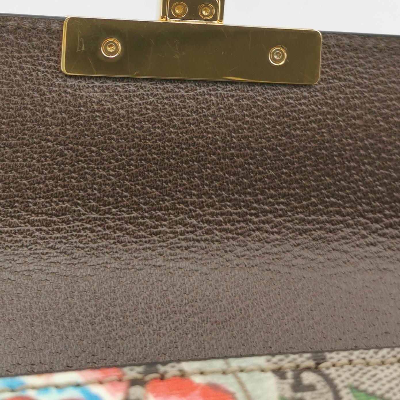 Gucci Padlock Shoulder Bag Tian Print GG Coated Canvas Small — photo 12 of 13