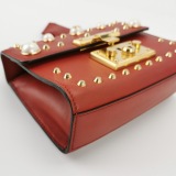 Gucci Pearly Padlock Shoulder Bag Studded Leather Small — thumbnail 11