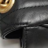 Gucci Pearly GG Marmont Flap Bag Embellished Matelasse Leather Small — thumbnail 20