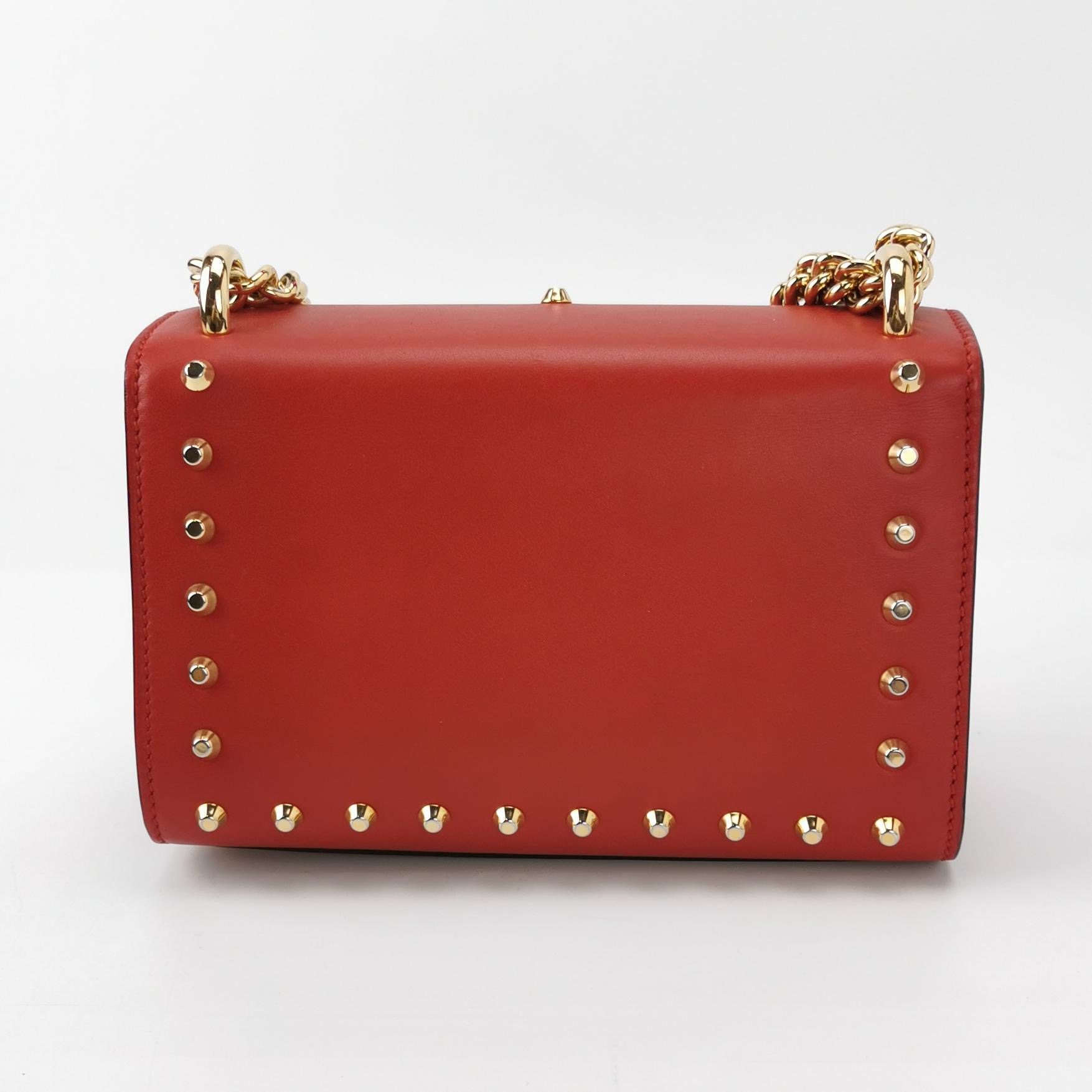 Gucci Pearly Padlock Shoulder Bag Studded Leather Small — photo 3 of 12