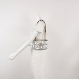 Gucci Pearly GG Marmont Flap Bag Embellished Matelasse Leather Mini — thumbnail 2