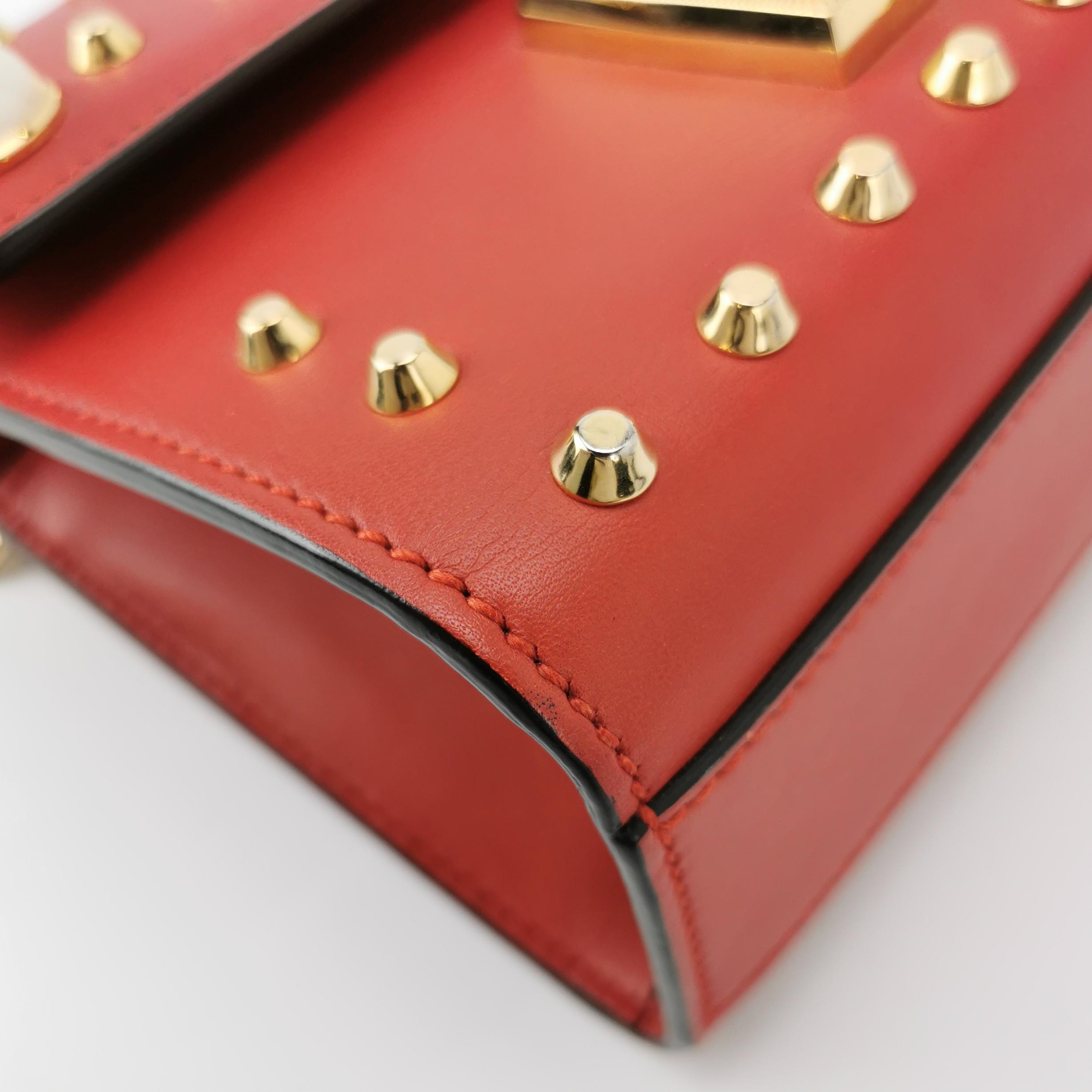 Gucci Pearly Padlock Shoulder Bag Studded Leather Small — photo 11 of 12