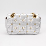 Gucci Pearly GG Marmont Flap Bag Embellished Matelasse Leather Mini — thumbnail 5