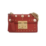 Gucci Pearly Padlock Shoulder Bag Studded Leather Small — thumbnail 1